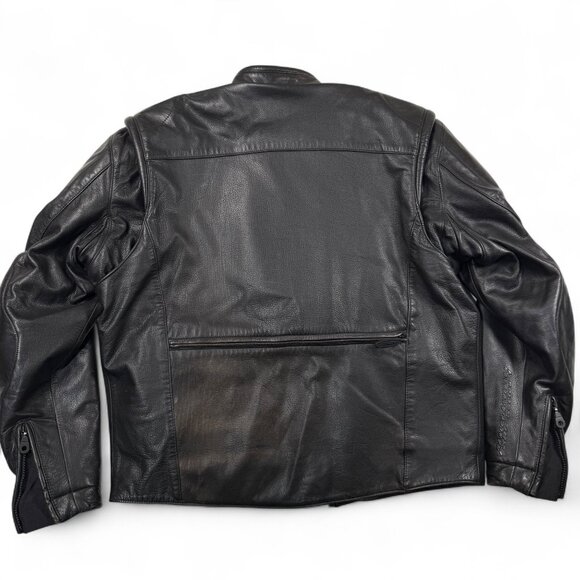 Harley Davidson FXRG Leather Jacket Mens Large Padded Armor 3 in 1 Heavyweight - Picture 6 of 16